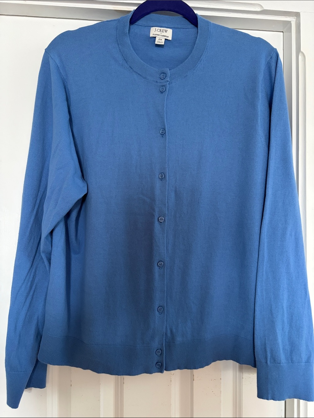 J. Crew Light Blue Cardigan Sweater